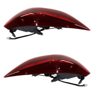 Rareelectrical - New Pair Of Tail Lights Compatible With Hyundai Elantra 2.0L 2017 2018 By Part Numbers 92401-F2120 - Image 6