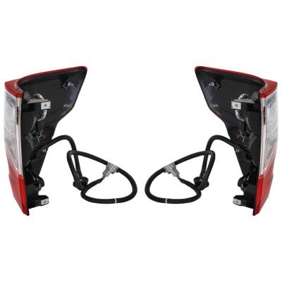 Rareelectrical - New Pair Of Tail Lights Compatible With Nissan Titan Xd Titan 2016 2017 2018 2019 2020 2021 2022 - Image 1