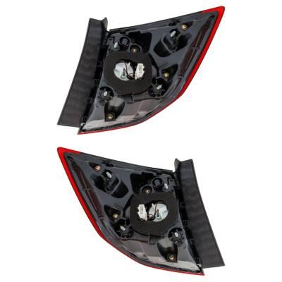 Rareelectrical - New Pair Of Tail Lights Compatible With Hyundai Sonata 1.6L 2.5L 2020 2021 2022 By Part Numbers - Image 2