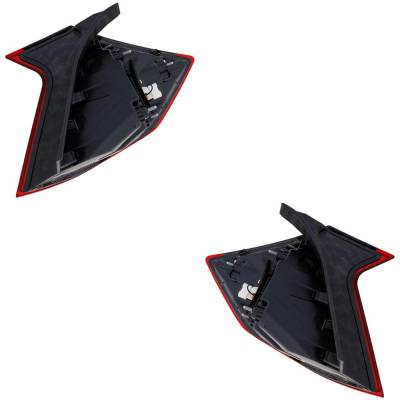 Rareelectrical - New Pair Of Tail Lights Compatible With Hyundai Sonata 1.6L 2.5L 2020 2021 2022 By Part Numbers - Image 3