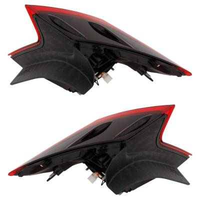 Rareelectrical - New Pair Of Tail Lights Compatible With Hyundai Sonata 1.6L 2.5L 2020 2021 2022 By Part Numbers - Image 4