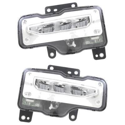 Rareelectrical - New Pair Of Daytime Running Lights Compatible With Gmc Sierra 1500 Sierra 1500 Limited 4.3L 5.3L - Image 2