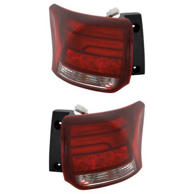 Rareelectrical - New Pair Of Tail Lights Compatible With Mitsubishi Outlander Outlander Phev 2.0L 2.4L 3.0L 2016-2022 - Image 3
