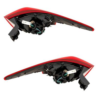 Rareelectrical - New Pair Of Tail Lights Compatible With Mitsubishi Outlander Outlander Phev 2.0L 2.4L 3.0L 2016-2022 - Image 4