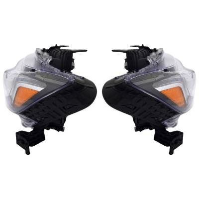 Rareelectrical - New Pair Of Headlights Compatible With Honda Accord 2.0L 2018 2019 2020 By Part Numbers Ho2503196 - Image 3