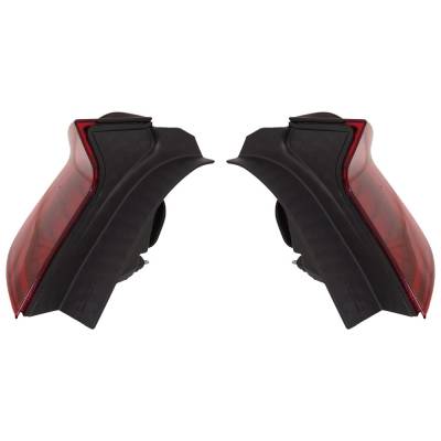 Rareelectrical - New Pair Of Tail Lights Compatible With Hyundai Sonata 1.6L 2.5L 2020 2021 2022 By Part Numbers - Image 2