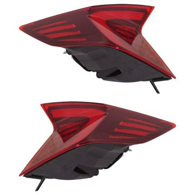 Rareelectrical - New Pair Of Tail Lights Compatible With Hyundai Sonata 1.6L 2.5L 2020 2021 2022 By Part Numbers - Image 5