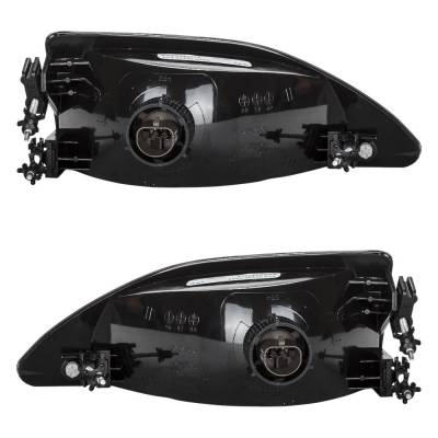Rareelectrical - New Pair Of Headlights Compatible With Ford Mustang 3.8L 4.6L 5.0L 1994 1995 1996 1997 1998 By Part - Image 2