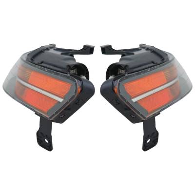Rareelectrical - New Pair Of Tail Lights Compatible With Acura Tl 3.2L 2004 2005 By Part Numbers 762405-63884-3 - Image 3