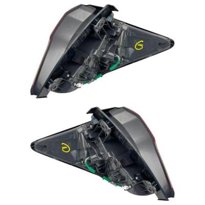 Rareelectrical - New Pair Of Tail Lights Compatible With Honda Hr-V 1.8L 2019 2020 2021 2022 By Part Numbers - Image 5