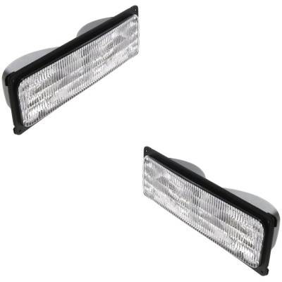 Rareelectrical - New Pair Of Daytime Running Lights Compatible With Chevrolet Gmc 1994 1995 1996 1997 1998 1999 2000 - Image 3