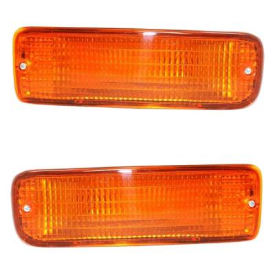 Rareelectrical - New Pair Of Daytime Running Lights Compatible With Toyota 4Runner 2.7L 3.4L 1996 1997 1998 By Part - Image 3