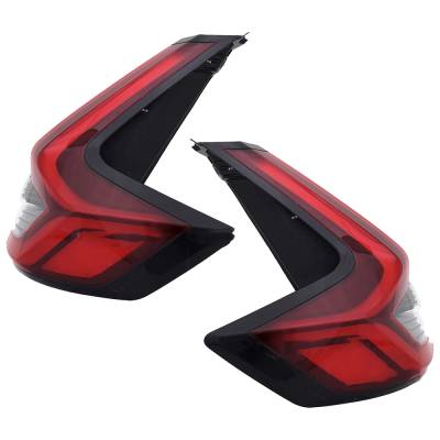 Rareelectrical - New Pair Of Tail Lights Compatible With Honda Cr-V 2023 2024 By Part Numbers Ho2805127 Ho2804127 - Image 4