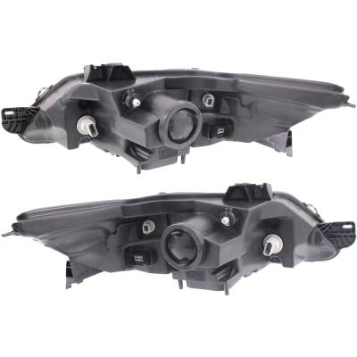 Rareelectrical - New Pair Of Headlights Compatible With Ford Taurus Limited Se Sel Sedan 4-Door 3.5L 2010 2011 2012 - Image 2