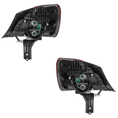 Rareelectrical - New Pair Of Tail Lights Compatible With Toyota Avalon Limited Touring Xl Xls Sedan 4-Door 3.5L 2005 - Image 2