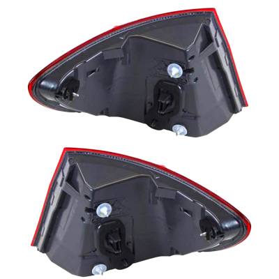 Rareelectrical - New Outer Pair Of Tail Lights Compatible With Bmw 528I 2.0L 3.0L 528I Xdrive 2.0L Base 2011 2012 - Image 2