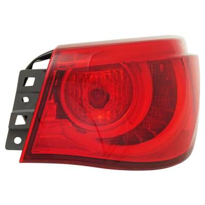 Rareelectrical - New Right Tail Light Compatible With Infiniti Q-50 2014 2015 By Part Numbers In2805101 26550-4Hb0b - Image 3