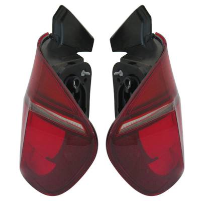 Rareelectrical - New Outer Pair Of Tail Lights Compatible With Bmw X5 Xdrive50i 4.4L 2011 2012 2013 By Number - Image 6