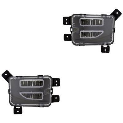 Rareelectrical - New Pair Of Fog Lights Compatible With Kia 2023 2024 Part Numbers Ki2593172 Ki2592172 92202 S9500 - Image 4