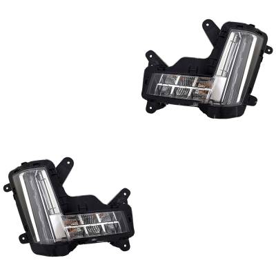 Rareelectrical - New Pair Of Turn Signal Lights Compatible With Cadillac 2014 2015 2016 2017 2018 By Part Numbers - Image 3