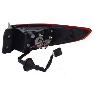 Rareelectrical - New Left Outer Tail Lights Compatible With Hyundai Kona Electric Kona 2.0L 2022 2023 By Part Numbers - Image 2