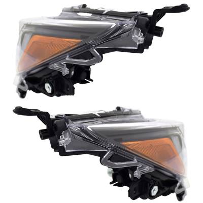 Rareelectrical - New Pair Of Headlights Compatible With Toyota Corolla 2023 2024 By Part Numbers To2503324 To2502324 - Image 3