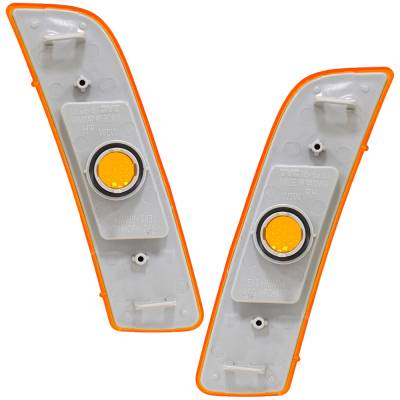 Rareelectrical - New Pair Of Side Marker Lights Compatible With Volkswagen Tiguan S Se Sel Sport Utility 4-Door - Image 2