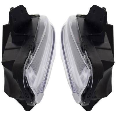 Rareelectrical - New Pair Of Turn Signal Lights Compatible With Chevrolet Malibu 2019-2024 By Part Numbers Gm2563120 - Image 4