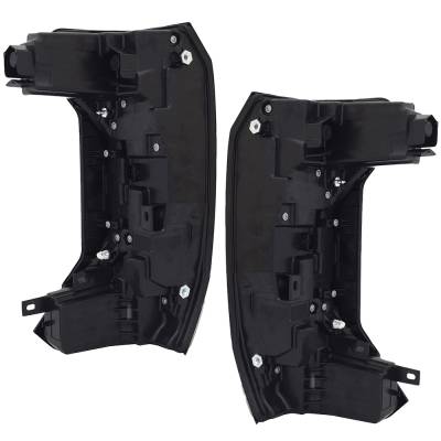 Rareelectrical - New Pair Of Tail Lights Compatible With Toyota Tundra Limited Crew Extended Cab Pickup 2022-2024 By - Image 2