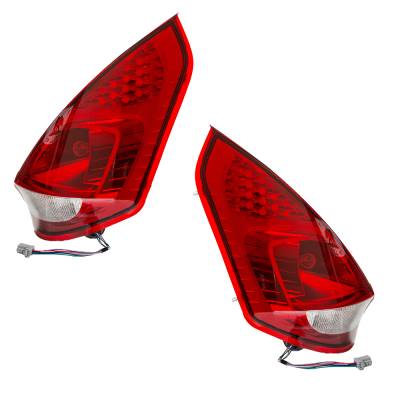 Rareelectrical - New Pair Of Tail Lights Compatible With Ford Fiesta Titanium Hatchback 2011-2013 By Part Numbers - Image 5