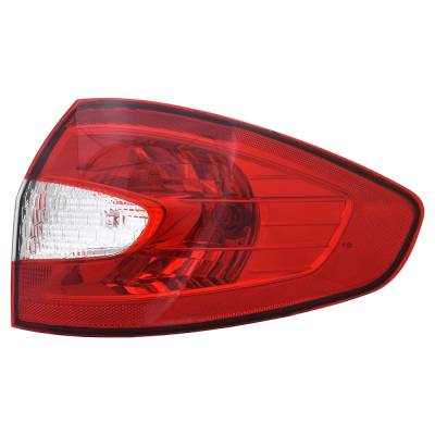 Rareelectrical - New Right Outer Tail Lights Compatible With Ford Fiesta Titanium Sedan 4-Door 1.6L 2011 2012 2013 By - Image 3