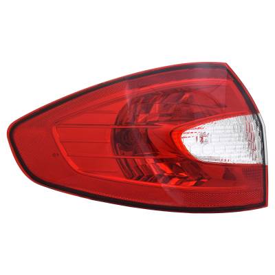 Rareelectrical - New Left Outer Tail Lights Compatible With Ford Fiesta S Se Sel Sedan 4-Door 1.6L 2011 2012 2013 By - Image 3