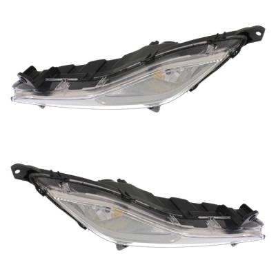 Rareelectrical - New Pair Of Daytime Running Lights Compatible With Hyundai Elantra Gt 2013 2014 2015 2016 2017 By - Image 4