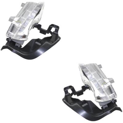 Rareelectrical - New Pair Of Daytime Running Lights Compatible With Toyota Highlander 2.7L 3.5L 2014 2015 2016 By - Image 3