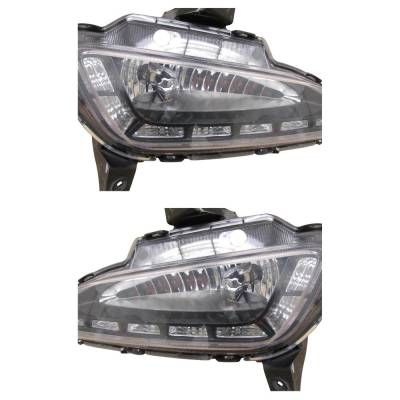Rareelectrical - New Pair Of Daytime Running Lights Compatible With Hyundai Tucson 1.6L 2.0L 2.4L 2016 2017 2018 By - Image 3