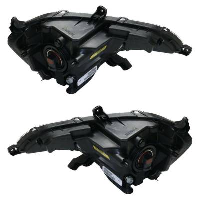 Rareelectrical - New Pair Of Daytime Running Lights Compatible With Hyundai Santa Fe 3.3L 2013 2014 2015 2016 By Part - Image 5