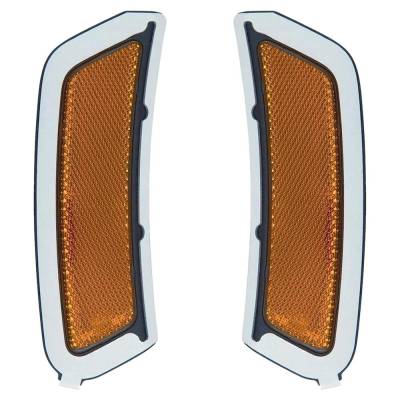 Rareelectrical - New Pair Of Daytime Running Lights Compatible With Audi Q7 2.0L 3.0L 2017 2018 2019 By Part Numbers - Image 2