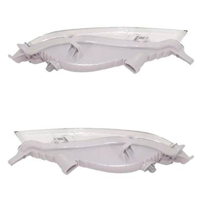 Rareelectrical - New Pair Of Daytime Running Lights Compatible With Honda Pilot 3.5L 2019 2020 2021 2022 By Part - Image 4