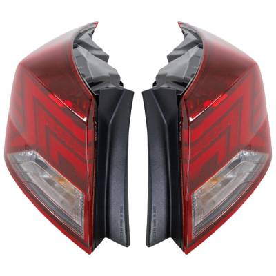 Rareelectrical - New Pair Of Tail Lights Compatible With Hyundai Elantra 1.6L 2.0L 2019 2020 By Part Numbers - Image 2