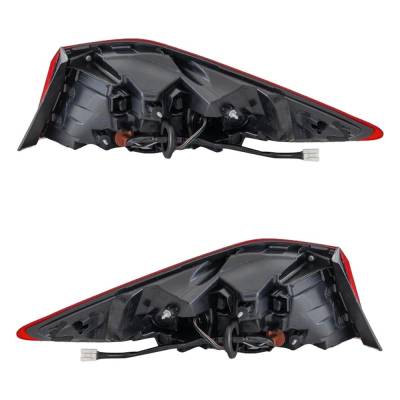 Rareelectrical - New Pair Of Tail Lights Compatible With Hyundai Elantra 1.6L 2.0L 2019 2020 By Part Numbers - Image 3