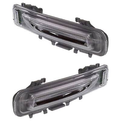 Rareelectrical - New Pair Of Daytime Running Lights Compatible With Ford Edge 2.0L 3.5L 3.7L 2011-2014 By Part - Image 3