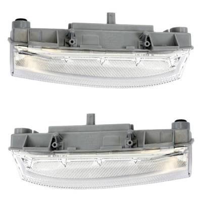 Rareelectrical - New Pair Of Daytime Running Lights Compatible With Mercedes-Benz C250 C300 C350 E350 E550 E63 Amg - Image 5