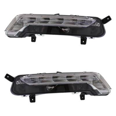 Rareelectrical - New Pair Of Daytime Running Lights Compatible With Chevrolet Impala 2.5L 3.6L 2014 2015 2016 2017 - Image 3