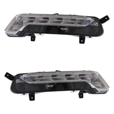 Rareelectrical - New Pair Of Daytime Running Lights Compatible With Chevrolet Impala 2.5L 3.6L 2014 2015 2016 2017 - Image 5