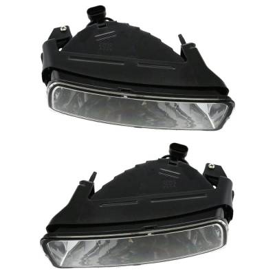 Rareelectrical - New Pair Of Daytime Running Lights Compatible With Ford Expedition Expedition Nbx 2003 2004 By Part - Image 3