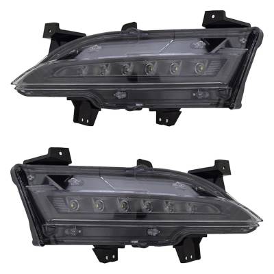 Rareelectrical - New Pair Of Daytime Running Lights Compatible With Lincoln Mkc 2015 2016 2017 2018 2019 By Part - Image 2