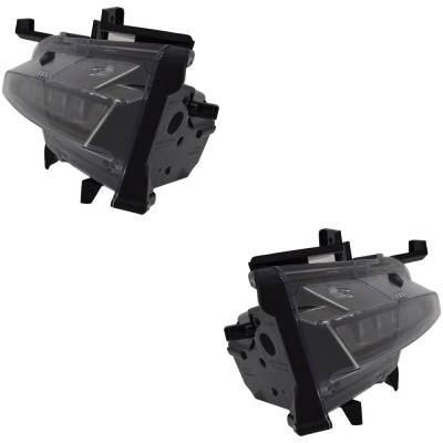 Rareelectrical - New Pair Of Daytime Running Lights Compatible With Lincoln Mkc 2015 2016 2017 2018 2019 By Part - Image 5