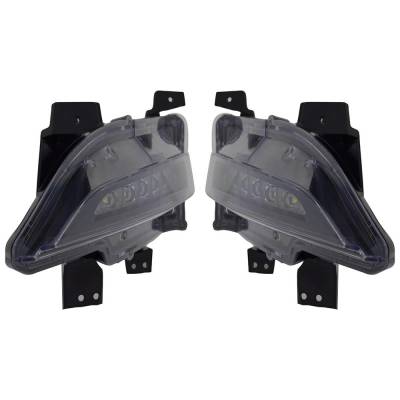 Rareelectrical - New Pair Of Daytime Running Lights Compatible With Lincoln Mkc 2015 2016 2017 2018 2019 By Part - Image 6