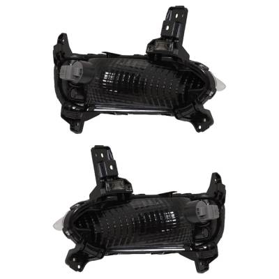 Rareelectrical - New Pair Of Daytime Running Lights Compatible With Kia Forte 1.6L 2.0L 2019 2020 2021 By Part - Image 4