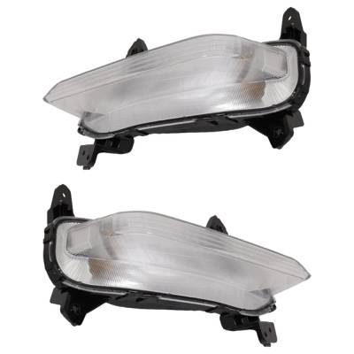 Rareelectrical - New Pair Of Daytime Running Lights Compatible With Kia Forte 1.6L 2.0L 2019 2020 2021 By Part - Image 6